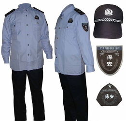 经典保安衬衫保安套装衬衣 成都庞哲服装厂 西服,职业装,工作服,劳保服,t恤文化衫,现货工