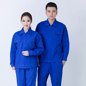 长袖工作服套装男汽修维修工服4s店汽车美容工装耐磨反光条劳保服