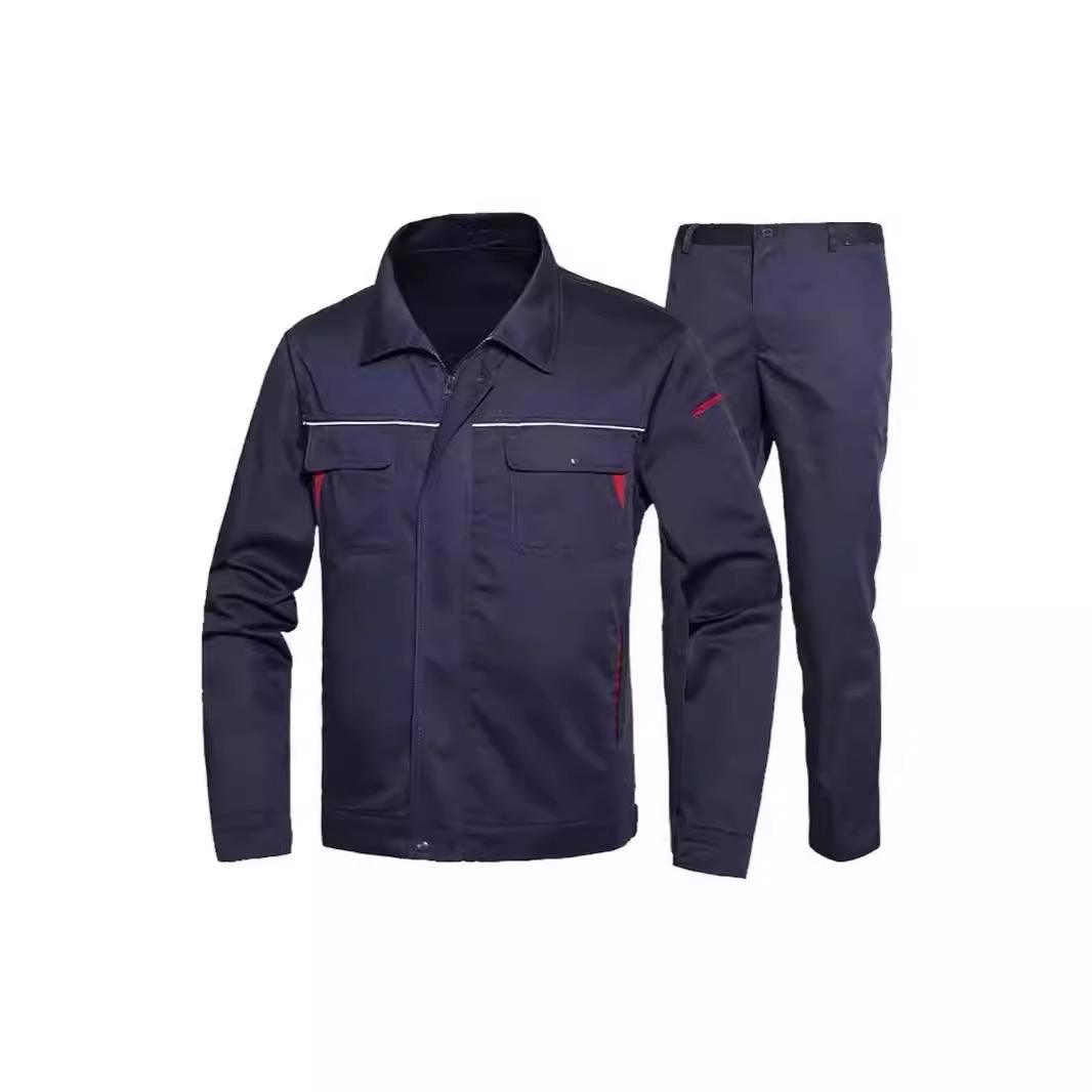 春秋季劳保服工地安全制服加反光条服耐磨耐脏工程服 派登服饰