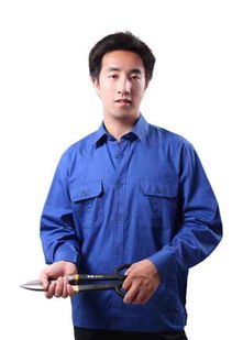 定制夏季长袖劳保服 工作服定做 订做工衣厂服工装价格 厂家 图片